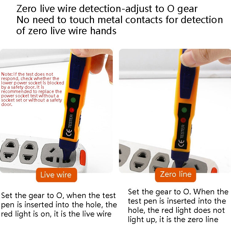 Non-Contact Smart Sound And Light Sensing Measuring Electric Pen - Voltage Detector by PMc TechLife | Online Shopping South Africa | PMc TechLife | Buy Now Pay Later Mobicred