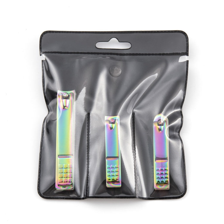 10 PCS Black Color Titanium Nail Shear Exfoliating Manicure Tool, Specification: Small Slope (Black) - free shipping - PMC Jewellery - Order now!