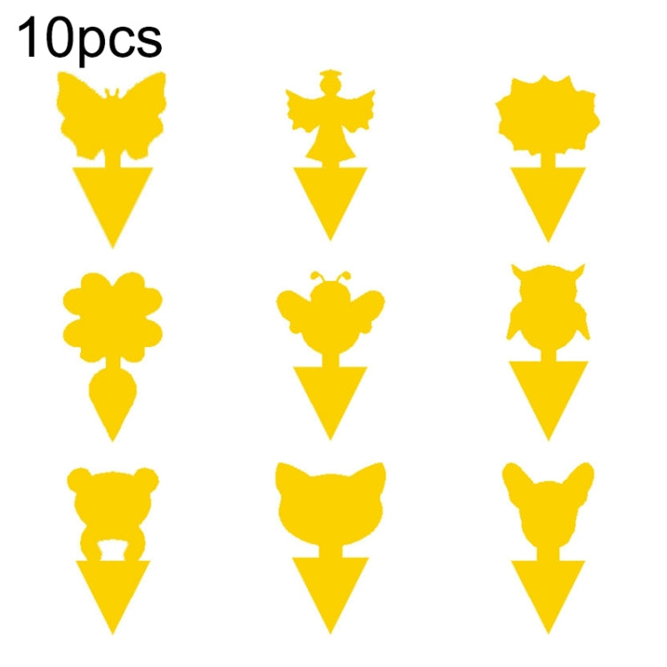 10pcs Double-Sided Yellow Board Sticky Insect Board Insect Trap Heterogeneous Physical Sticky Insect Board, Random Style Delivery - free shipping - PMC TechLife - Order now!