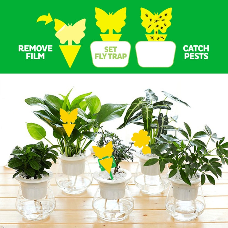 10pcs Double-Sided Yellow Board Sticky Insect Board Insect Trap Heterogeneous Physical Sticky Insect Board, Random Style Delivery - free shipping - PMC TechLife - Order now!