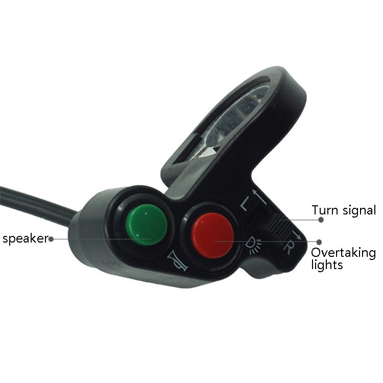 Motorcycle Modified Accessories Multi-Function Speaker Shifting Turning Light Switch - Electrical System by PMC TechLife | Online Shopping South Africa | PMC TechLife