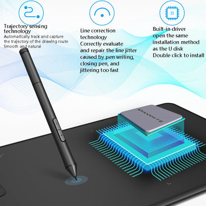 10Moons  G12 Digital Board Can Be Connected To Mobile Phone Hand Drawn Board Computer Painting Board Network Class Input Panel -  by 10Moons | Online Shopping South Africa | PMC Jewellery | Buy Now Pay Later Mobicred