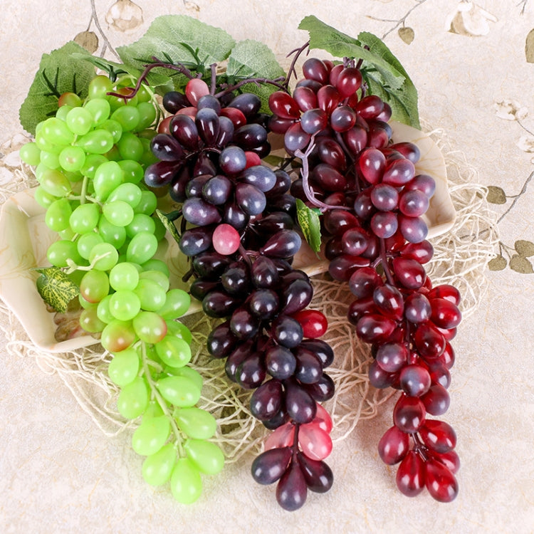 2 Bunches 110 Green Grapes Simulation Fruit Simulation Grapes PVC with Cream Grape Shoot Props - free shipping - PMC TechLife - Order now!