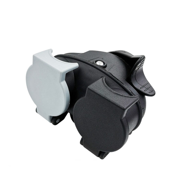 VS170E-D Trailer Plug Socket Adapter 13P Transfer Double 7P  Connector EU Plug - Terminal connectors by PMC TechLife | Online Shopping South Africa | PMC TechLife | Buy Now Pay Later Mobicred