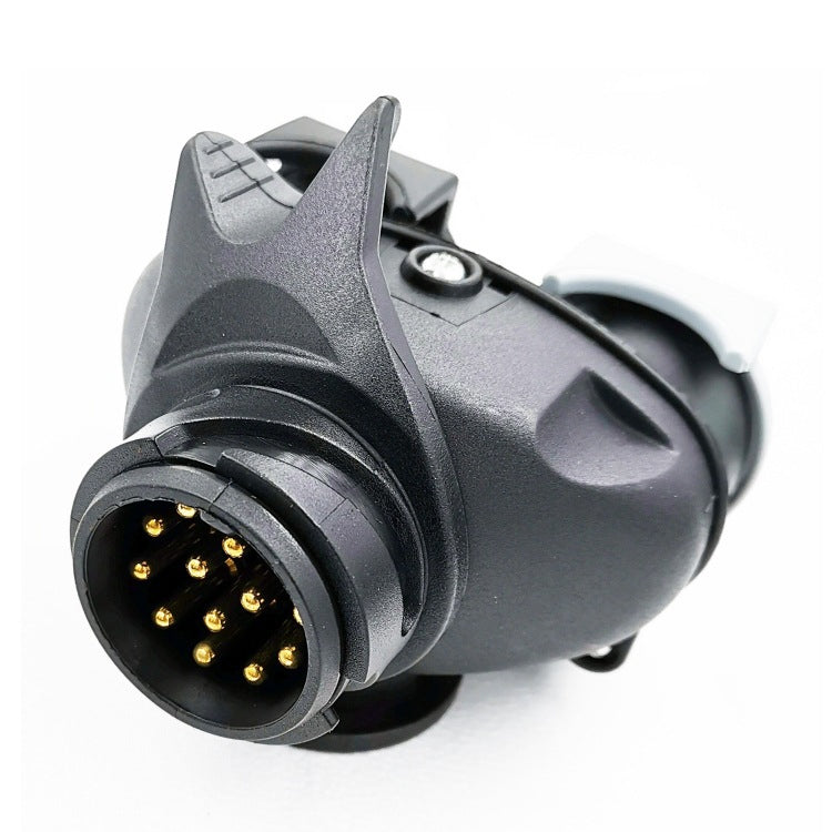VS170E-D Trailer Plug Socket Adapter 13P Transfer Double 7P  Connector EU Plug - Terminal connectors by PMC TechLife | Online Shopping South Africa | PMC TechLife | Buy Now Pay Later Mobicred