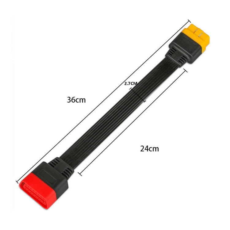 SF62 Car Detector OBD Extension Line Car Computer Conversion Plug Male to Female Adapter Cable - Cables & Connectors by PMC TechLife | Online Shopping South Africa | PMC TechLife | Buy Now Pay Later Mobicred