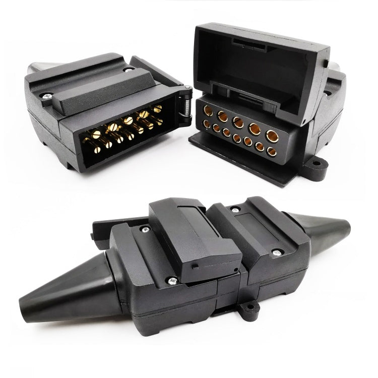 VP1120A 12P RV Trailer Plug Socket Waterproof Connector AU Plug - Terminal connectors by PMC TechLife | Online Shopping South Africa | PMC TechLife | Buy Now Pay Later Mobicred