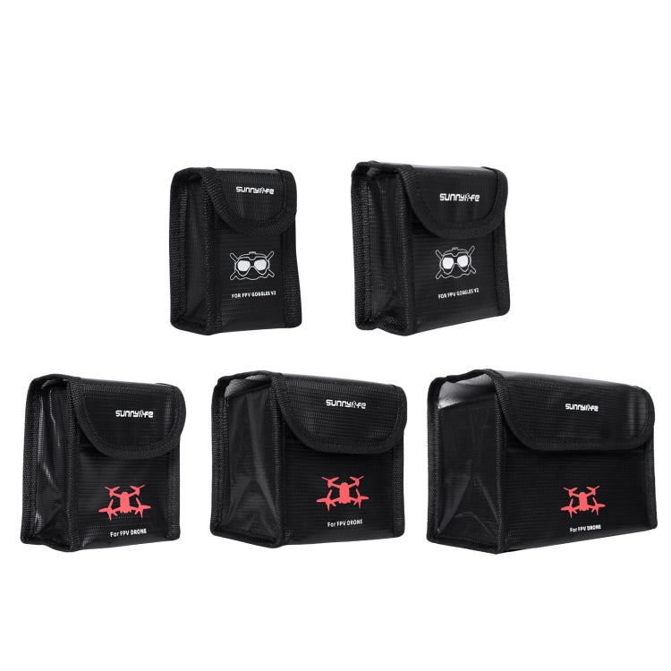 For DJI FPV Glasses Battery Sunnylife FV-DC261 Battery Explosion-proof Bag - Case & Bags by PMC TechLife | Online Shopping South Africa | PMC TechLife | Buy Now Pay Later Mobicred