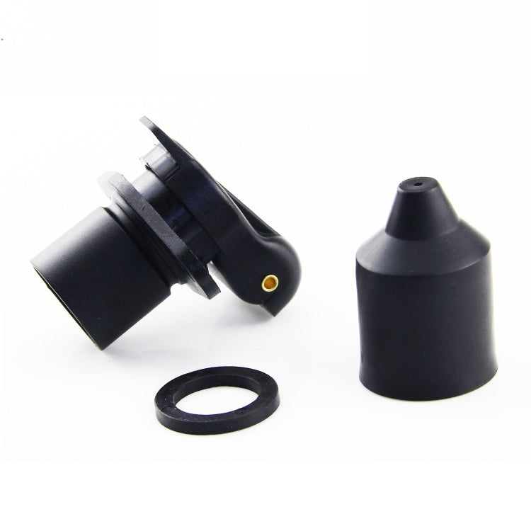 2 PCS VS130E 3P 12V PVC Trailer Connector Socket EU Plug - Terminal connectors by PMC TechLife | Online Shopping South Africa | PMC TechLife | Buy Now Pay Later Mobicred