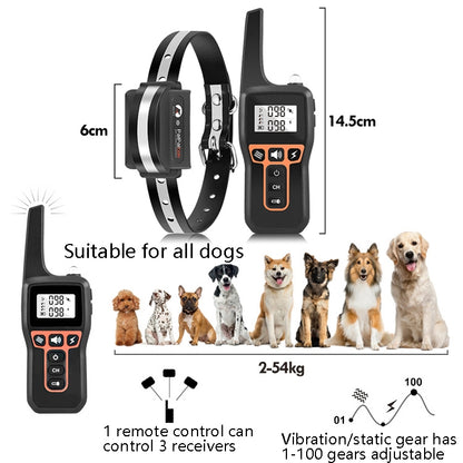 PaiPaitek PD529 Remote Control Dog Training Device Voice Control Anti-Barking Device Dog Training Device(Red) - Training Aids by PaiPaitek | Online Shopping South Africa | PMC Jewellery | Buy Now Pay Later Mobicred