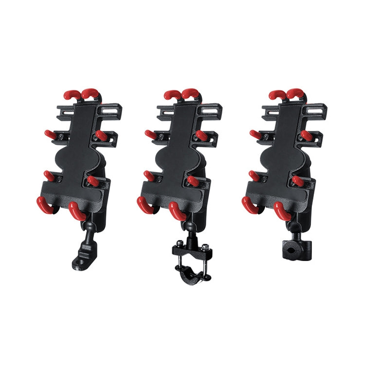 Motorcycle Metal Navigation Mobile Phone Bracket,Style: Thin Tube Fixation (Anti-theft) - Holder by PMC TechLife | Online Shopping South Africa | PMC TechLife | Buy Now Pay Later Mobicred