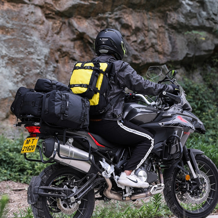 Rhinowalk Multi-Function Motorcycle Rear Seat Bag Combination Rear Shelf Pannier, Colour: Black 20L - free shipping - PMC TechLife - Order now!