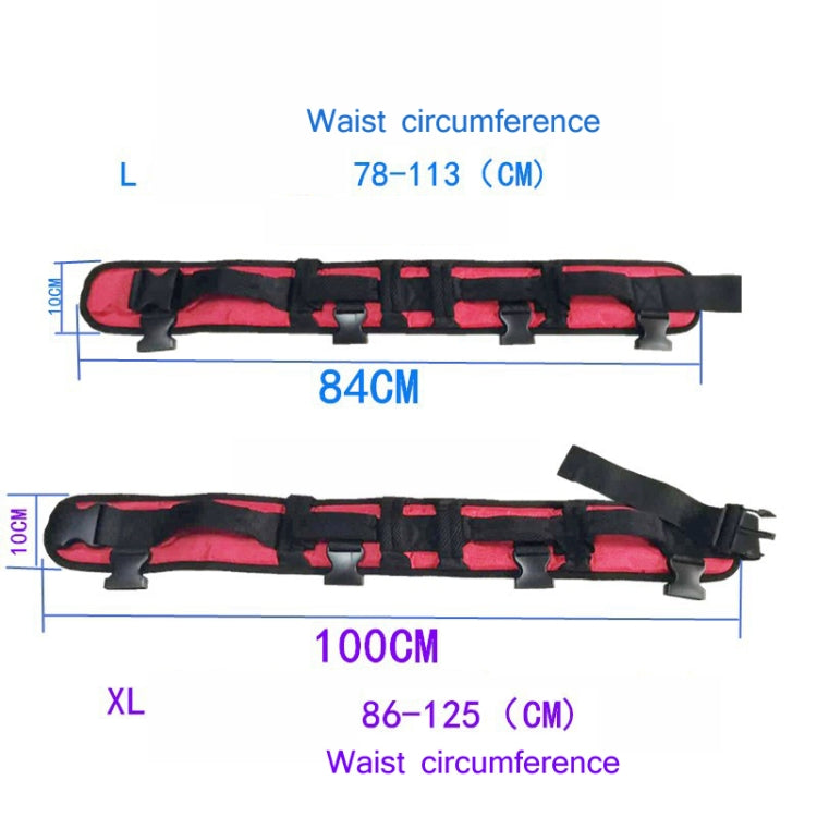 Adult Toddler Belt Anti-Fall Get Up And Shift Belt, Specification: L(Red Black) - free shipping - PMC TechLife - Order now!