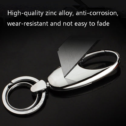 JOBON ZB-6618 Car Keychain Men Waist Holding Car Key Rings(Brown Chrome) - Key Rings by JOBON | Online Shopping South Africa | PMC Jewellery | Buy Now Pay Later Mobicred