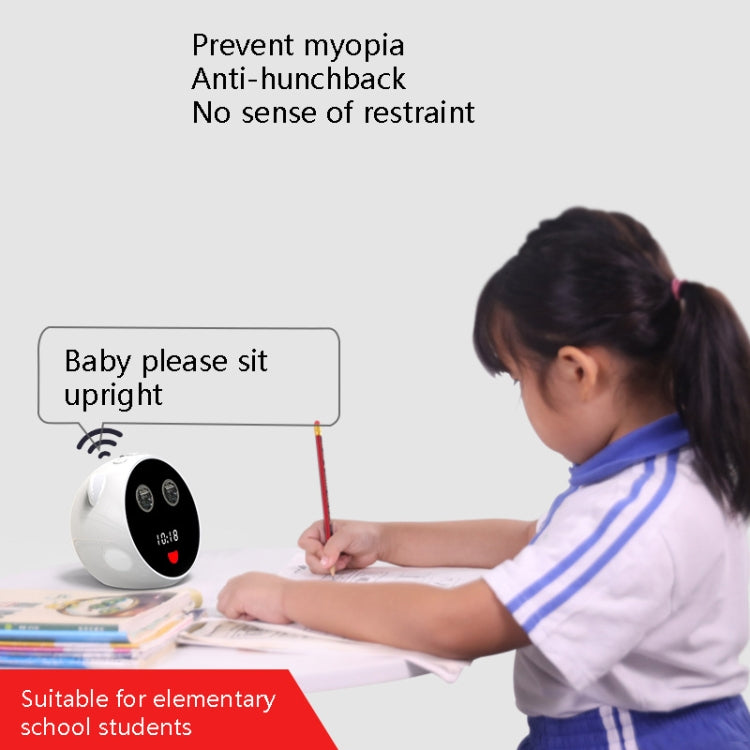 Intelligent Primary School Student Writing Sitting Posture Corrector Children Eye Protection Vision Protector Student Alarm Clock(Sky Blue) - Corrector by PMC Jewellery | Online Shopping South Africa | PMC Jewellery