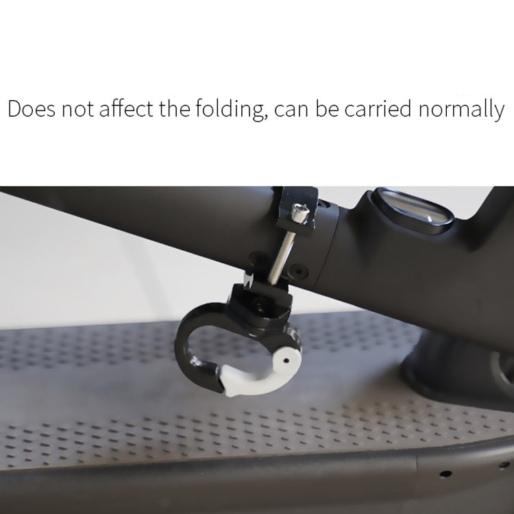 For Ninebot MAX G30 Scooter Accessories Aluminum Alloy Hook Rod Hook, Specification: Simple Model (Black) - Accessories & Parts by PMC TechLife | Online Shopping South Africa | PMC TechLife | Buy Now Pay Later Mobicred