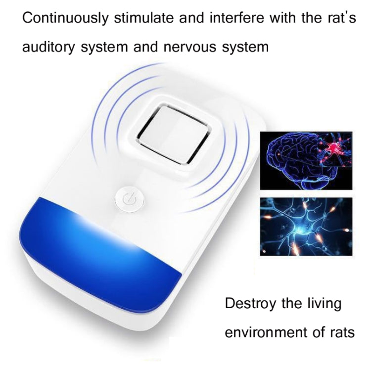 Household Ultrasonic Electronic Mosquito Repellent High-Power Frequency Conversion Mouse Repellent Specifications: AU Plug(White) - Repellents by PMC Jewellery | Online Shopping South Africa | PMC Jewellery | Buy Now Pay Later Mobicred