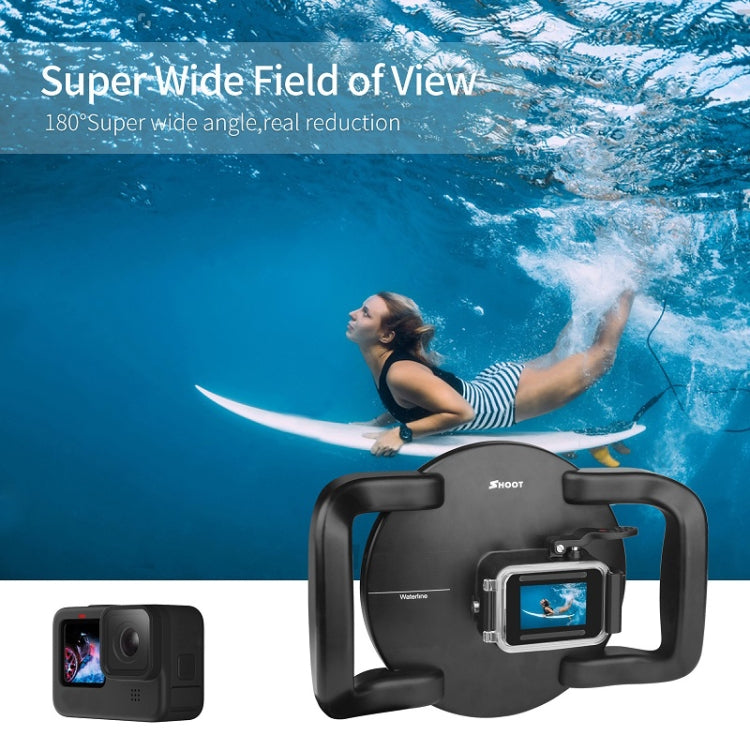 SHOOT XTGP559 Dome Port Underwater Diving Camera Lens Transparent Cover Housing Case For GoPro HERO10 Black / HERO9 Black - Lens Transparent Cover by SHOOT | Online Shopping South Africa | PMC Jewellery | Buy Now Pay Later Mobicred