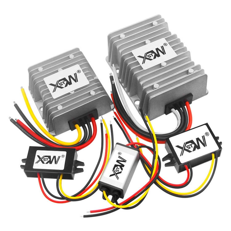 XWST DC 12/24V To 5V Converter Step-Down Vehicle Power Module, Specification: 12/24V To 5V 25A Large Aluminum Shell - free shipping - PMC TechLife - Order now!
