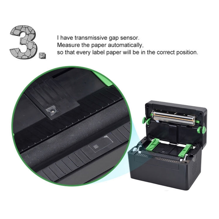 Xprinter XP-108B 4 Inch 108mm Label Printer Thermal Barcode Printer ,Model: USB - free shipping - PMC Jewellery - Order now!