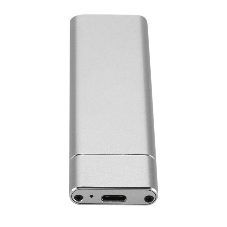 F018C M.2 NGFF To USB3.1 SSD Solid Aluminum Type-C Mobile Hard Drive Enclosure(Black) - HDD Enclosure by PMC TechLife | Online Shopping South Africa | PMC TechLife | Buy Now Pay Later Mobicred