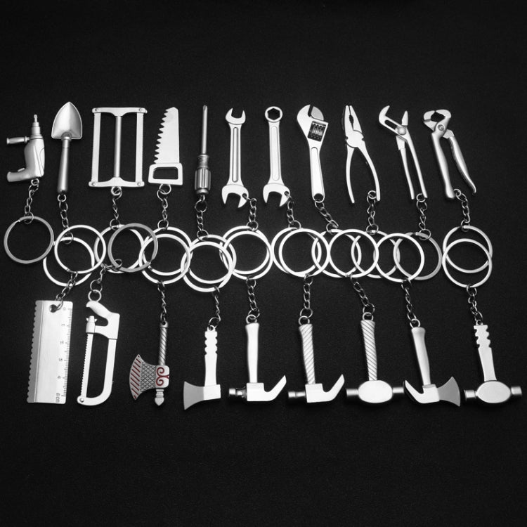 10 PCS Tool Metal Keychain Car Key Ring Pendant, Colour: H-389 Hex Wrench - Key Rings by PMC Jewellery | Online Shopping South Africa | PMC Jewellery | Buy Now Pay Later Mobicred