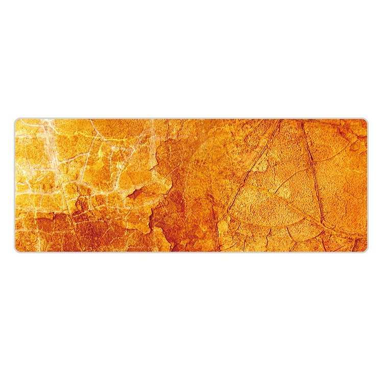 400x900x4mm Marbling Wear-Resistant Rubber Mouse Pad(Yellow Marble) - Mouse Pads by PMC TechLife | Online Shopping South Africa | PMC TechLife | Buy Now Pay Later Mobicred