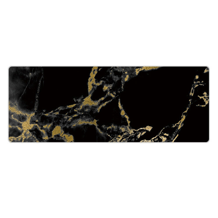 400x900x5mm Marbling Wear-Resistant Rubber Mouse Pad(Black Gold Marble) - free shipping - PMC Jewellery - Order now!