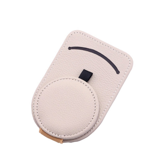 538 Car Glasses Clip Car Sun Visor Card Storage Clip(Beige) - Sunglasses & Glasses Clips by PMC Jewellery | Online Shopping South Africa | PMC Jewellery | Buy Now Pay Later Mobicred