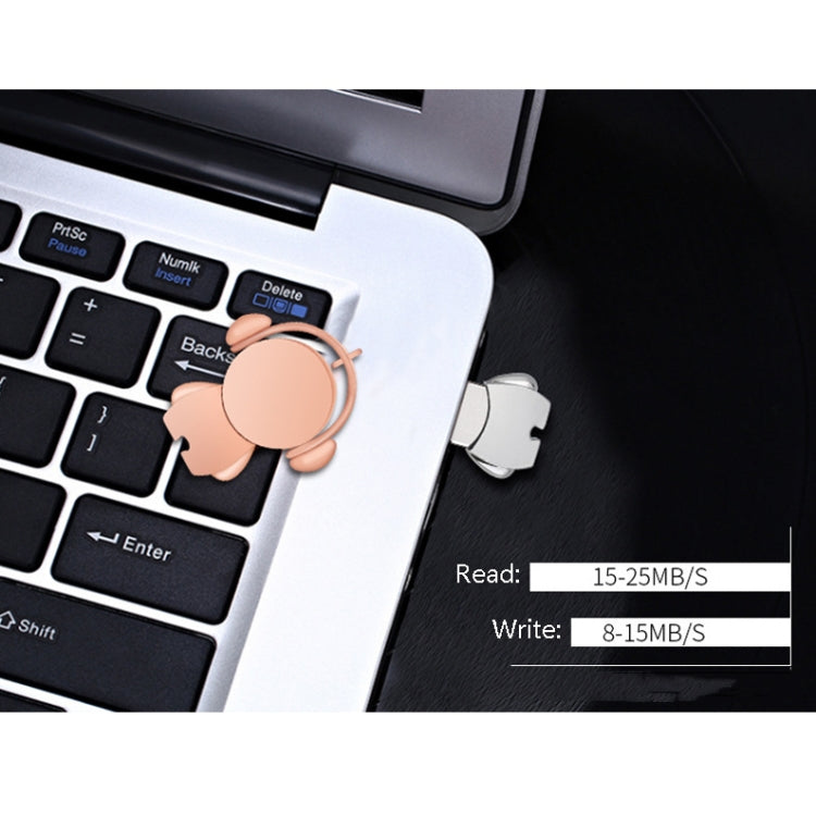 Y01 Metal Musician Car Cartoon Style U Disk, Capacity: 32GB(Silver) - USB Flash Drives by PMC TechLife | Online Shopping South Africa | PMC TechLife | Buy Now Pay Later Mobicred