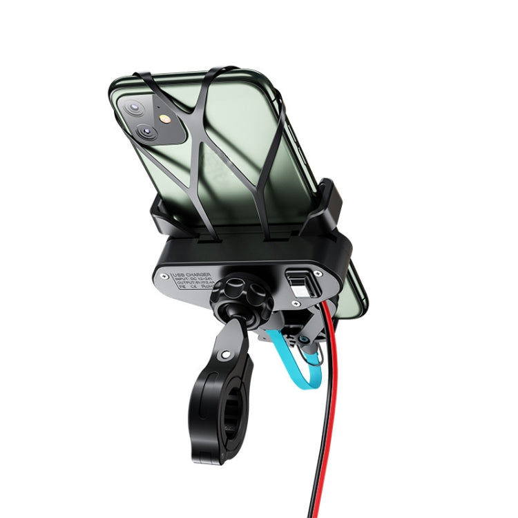 M10 2.4A Charging Version Kewig Motorcycle Electric Car Mobile Phone Navigation Waterproof Bracket - free shipping - PMC TechLife - Order now!
