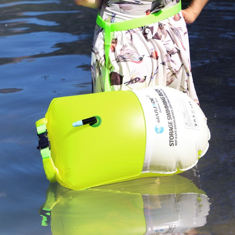 MARJAQE MR805 20L Waterproof Bag Swimming Float Swimming Bag(Fluorescent Yellow) - Waterproof Bags by MARJAQE | Online Shopping South Africa | PMC Jewellery