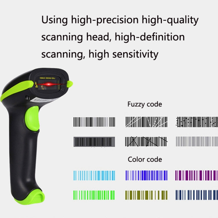 Laser Wireless Scanner Bluetooth Scanner Supermarket Express Scanner, Model: 5100 (433M) One-dimensional Wireless - Barcode Scanner by PMC Jewellery | Online Shopping South Africa | PMC Jewellery | Buy Now Pay Later Mobicred