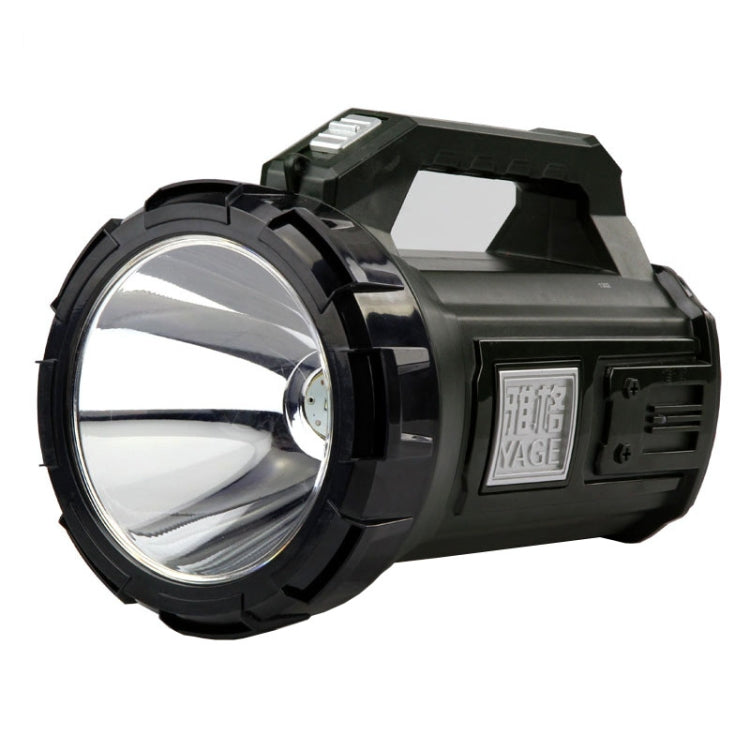 YAGE 5701 10W LED Strong Light Long-Range Searchlight Outdoor Lighting Rechargeable Flashlight, CN Plug(Ink Green) - LED Flashlight by YAGE | Online Shopping South Africa | PMc TechLife | Buy Now Pay Later Mobicred