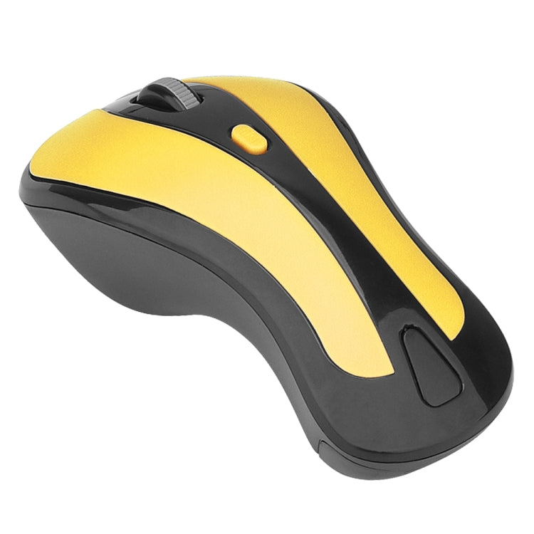 PR-01 1600 DPI 7 Keys Flying Squirrel Wireless Mouse 2.4G Gyroscope Game Mouse(Black Yellow) - Wireless Mice by PMC Jewellery | Online Shopping South Africa | PMC Jewellery | Buy Now Pay Later Mobicred