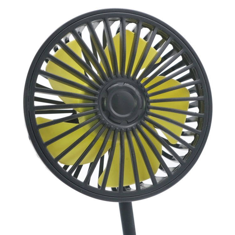 F408 Car Silicone Hose Fan Multi-Angle Adjustment USB Fan(Black) - Heating & Fans by PMC TechLife | Online Shopping South Africa | PMC TechLife | Buy Now Pay Later Mobicred