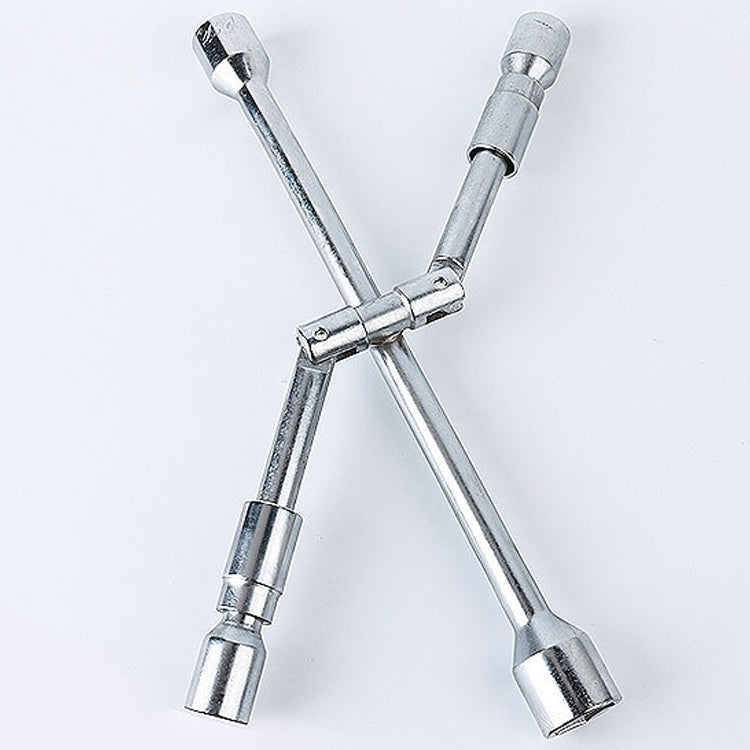 350mm Folding Cross Sleeve Car Tire Wrench, Specification: 17/19/21/23mm - Tire Repair & Installation Tools by PMC TechLife | Online Shopping South Africa | PMC TechLife | Buy Now Pay Later Mobicred