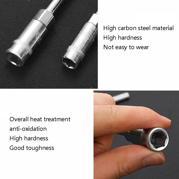 T-Wrench Car Assembly Repair Sleeve Wrench Hexagon Lengthening Socket, Specification: 10mm - Hand Tool Sets by PMC TechLife | Online Shopping South Africa | PMC TechLife | Buy Now Pay Later Mobicred