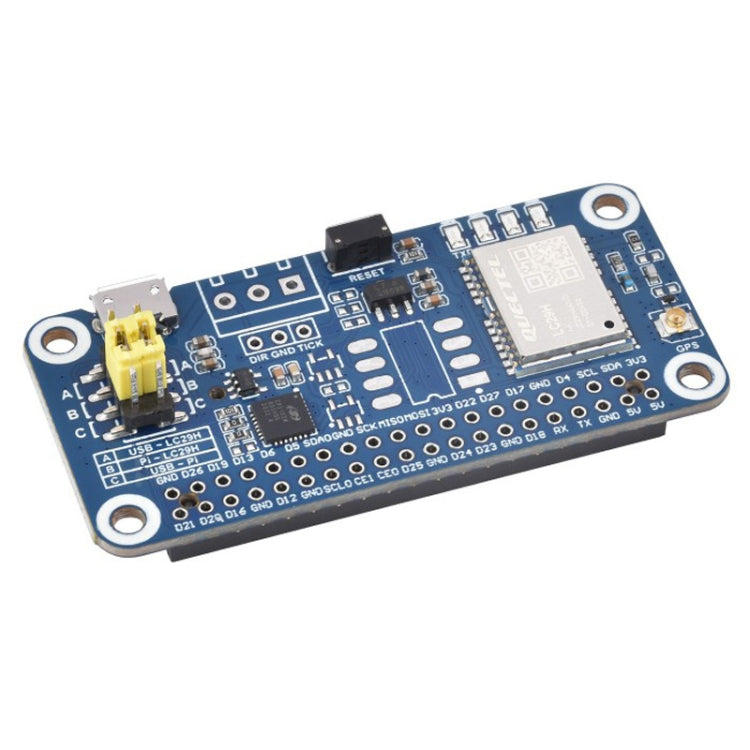 Waveshare For Raspberry Pi LC29H Series Dual-Band L1+L5 Positioning GPS Module, Spec: (DA) GPS/RTK HAT - Raspberry Pi Accessories by Waveshare | Online Shopping South Africa | PMC Jewellery | Buy Now Pay Later Mobicred