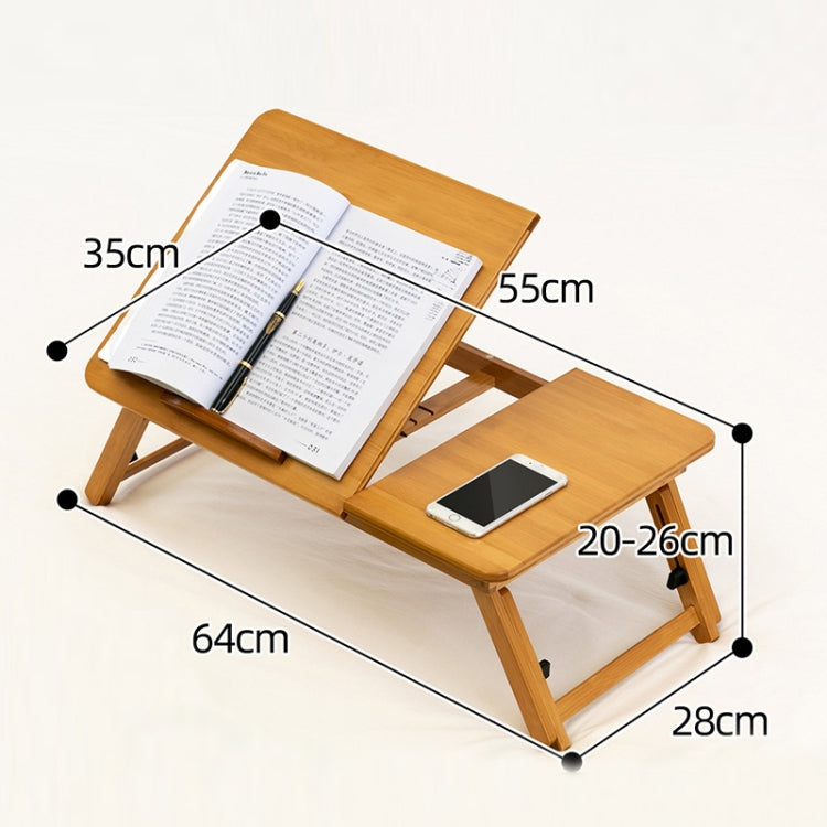 741ZDDNZ Bed Use Folding Height Adjustable Laptop Desk Dormitory Study Desk, Specification: Medium 64cm - free shipping - PMC Jewellery - Order now!