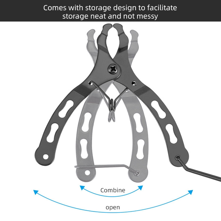 3 PCS Bicycle Mini Chain Fast Release Magic Buckle Pliers Two-Way Bayonet Disassembly Pliers(Black) - Maintenance tools by PMC TechLife | Online Shopping South Africa | PMC TechLife | Buy Now Pay Later Mobicred