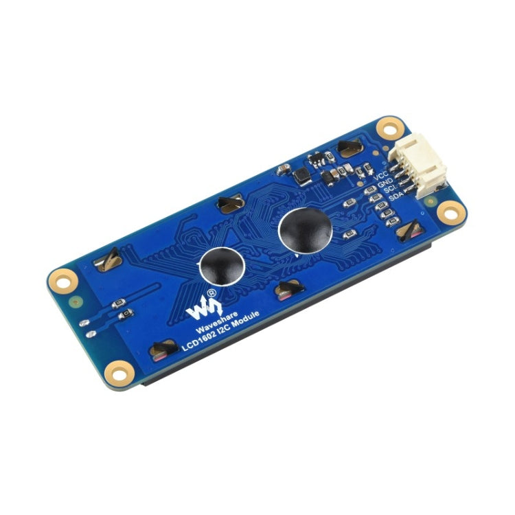 Waveshare 23991 LCD1602 I2C Module, White with Blue Background, 16x2 Characters, 3.3V/5V - Modules Expansions Accessories by Waveshare | Online Shopping South Africa | PMC Jewellery | Buy Now Pay Later Mobicred