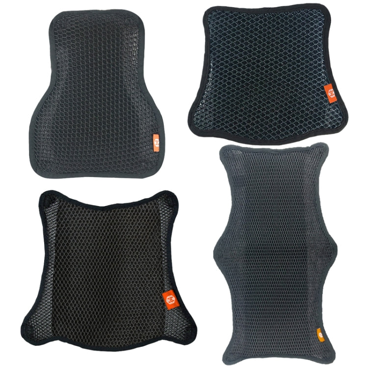 HOUZHI MTZT1010 Motorcycle Sun Insulation Cushion 3D Grid Breathable Sweating Cool Seat Cover, Style: Double Layer XL - Seat Covers by PMC Jewellery | Online Shopping South Africa | PMC Jewellery | Buy Now Pay Later Mobicred