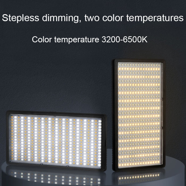 600 LEDs Stepless Adjustment Live Fill Light Reversible Photography Soft Light, Style: 10 inch -  by PMC TechLife | Online Shopping South Africa | PMC TechLife | Buy Now Pay Later Mobicred
