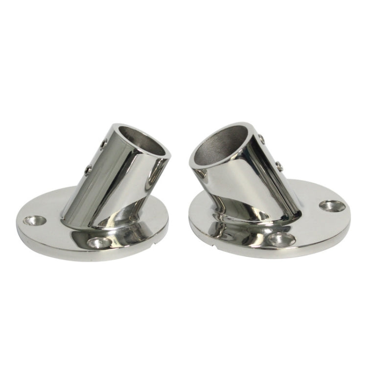 60 Degree Round Pipe Seat 316 Stainless Steel Corrosion-Resistant Marine Tube Seat, Specification: 22mm 7/8 inch - Marine Accessories & Parts by PMC Jewellery | Online Shopping South Africa | PMC Jewellery | Buy Now Pay Later Mobicred