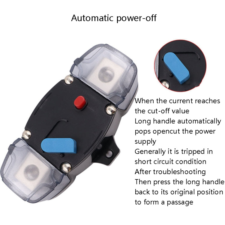 CB8 Car Route Yacht Ship Audio Refit Automatic Circuit Breaker Power Circuit Protection Insurance Switch, Specification: 150A - Fuse by PMC TechLife | Online Shopping South Africa | PMC TechLife | Buy Now Pay Later Mobicred