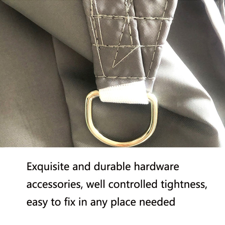 Outdoor Garden Sunshade Sail Waterproof Anti-UV Canopy, Size: 2m x 3m(Beige) - Tents & Accessories by PMC TechLife | Online Shopping South Africa | PMC TechLife