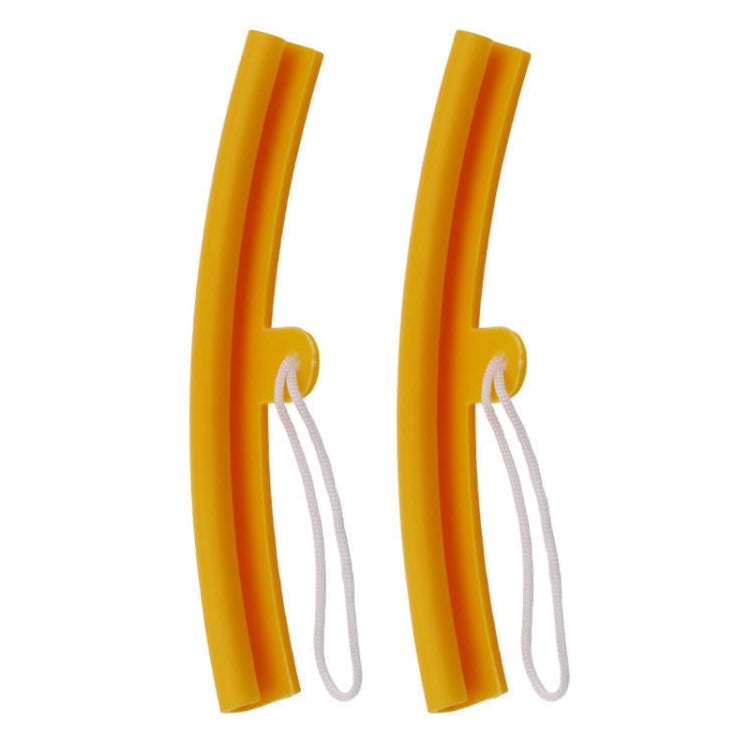 6 PCS Thickening Wear Resistant Scratch-Resistant Tire Wheel Steel Ring Protective Cover(Yellow) - Tire Repair & Installation Tools by PMC TechLife | Online Shopping South Africa | PMC TechLife | Buy Now Pay Later Mobicred
