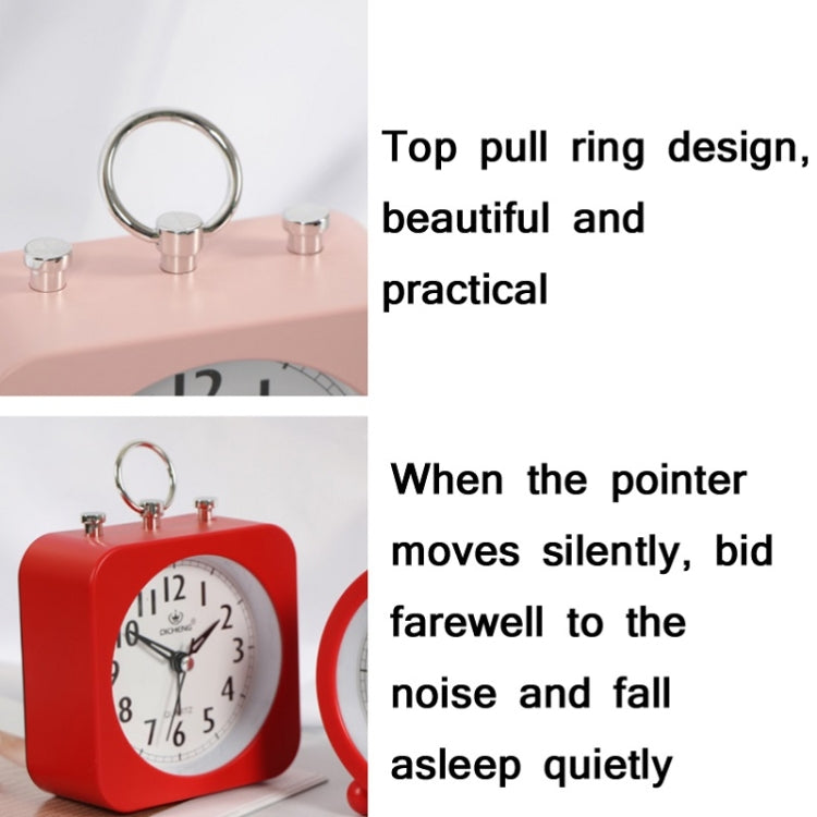 Lazy Silent Small Alarm Clock Office Home Desktop Clock(Black) - Alarm Clocks by PMc TechLife | Online Shopping South Africa | PMc TechLife | Buy Now Pay Later Mobicred