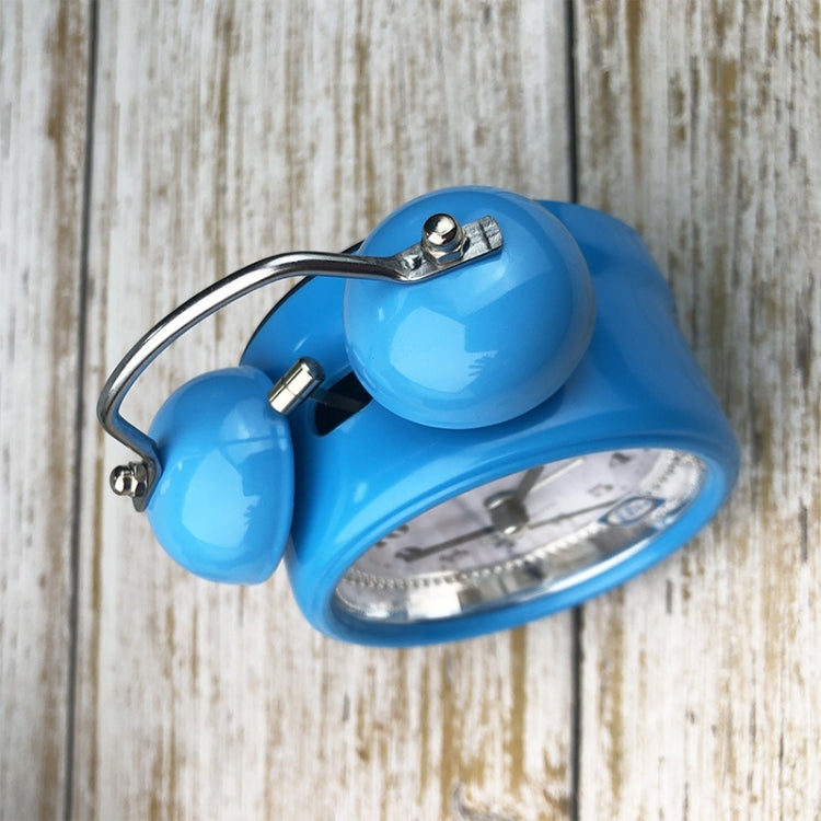 3 Inch Metal Bell Alarm Clock With Night Light Student Bedside Fashion Clock(Blue) - Alarm Clocks by PMc TechLife | Online Shopping South Africa | PMc TechLife | Buy Now Pay Later Mobicred